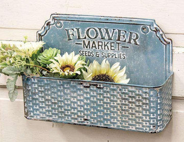 Flower Market Metal Basket - The Fox Decor